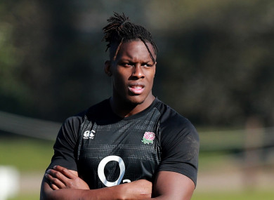 England lock Maro Itoje.
