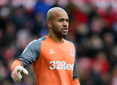 Darren Randolph has impressed in goals for Middlesbrough.