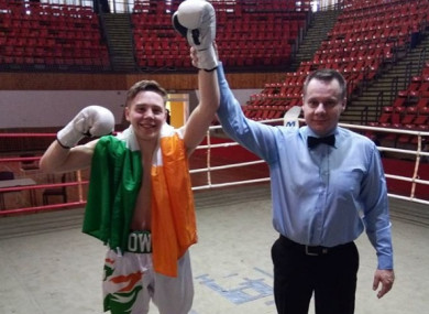 James Power, still just 17, celebrates his fourth career win.