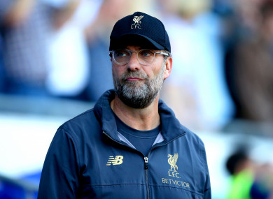 Jurgen Klopp (file pic).