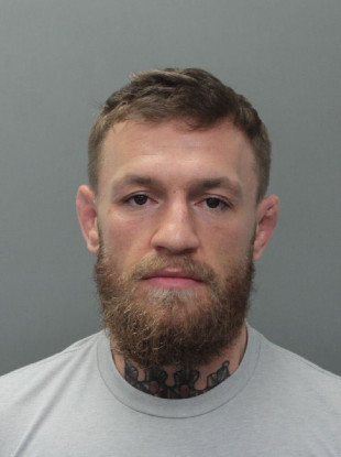 A photo of McGregor after his arrest.