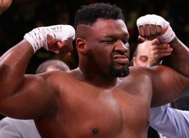 Anthony Joshua's next opponent, Jarrell Miller.