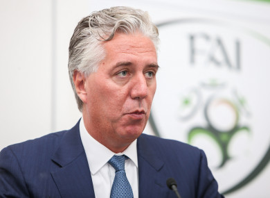 FAI Executive Vice-President John Delaney.