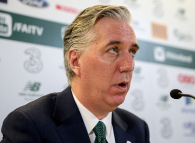 Former FAI CEO John Delaney.