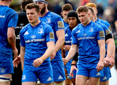 The reigning Pro14 champions were beaten at home to Glasgow Warriors on Saturday.