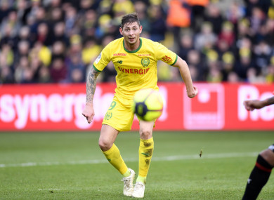 Emiliano Sala played for Nantes in Ligue 1.