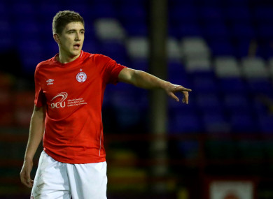 Oscar Brennan scored for Shelbourne in their 3-0 home win against Galway United (file pic).