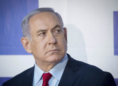 Israeli Prime Minister Benjamin Netanyahu.