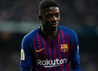 Ousmane Dembele (file pic).