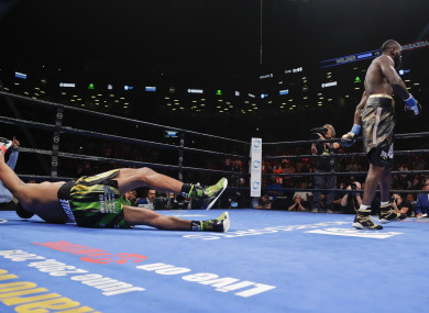 Deontay Wilder was victorious against Dominic Breazeale.