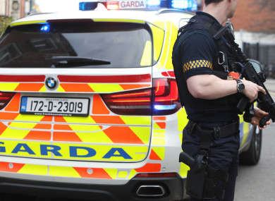 There will be increased armed support in west Dublin over the weekend.