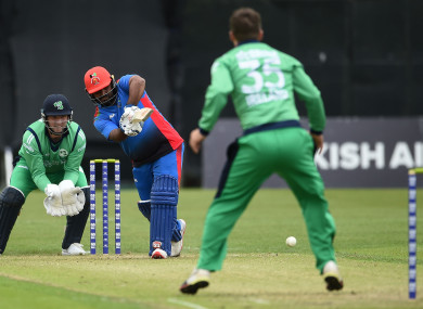 Shahzad punished Ireland's bowlers in Belfast.