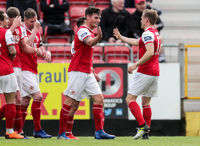 Kevin Toner celebrates after scoring the decisive goal.