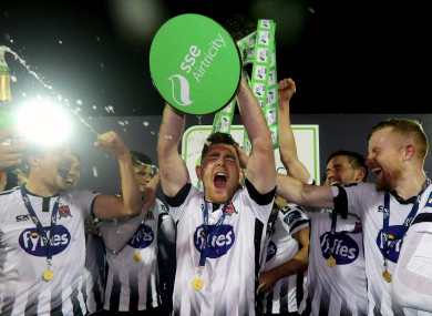 If Dundalk retain their title, they will face Linfield in the inaugural Unite the Union Champions Cup.