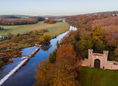 Views of Slane Castle and the River Boyne.