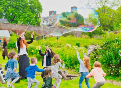 Mini revellers at Vantastival.