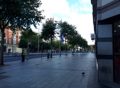 The scene is sealed off this morning.