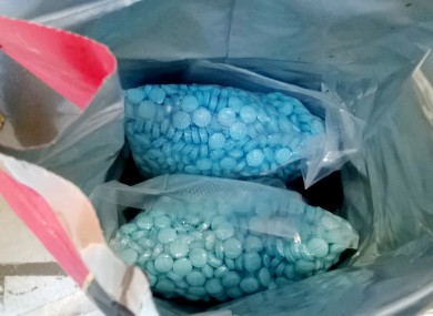 A file photo of a previous MDMA seizure.