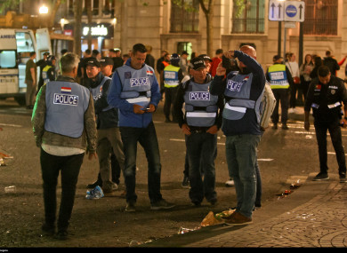 Portuguese police clashed with fans.
