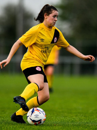 Emily Whelan opened the scoring at Tolka Park on Saturday.