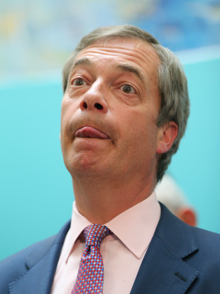 Brexit Party leader Nigel Farage