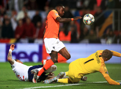 Kyle Walker's own goal helped Holland earn a win.