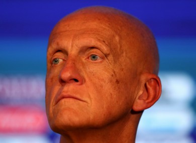 Fifa chief Pierluigi Collina.