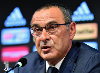 The Italian succeeds Massimiliano Allegri as manager.