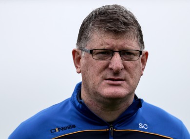 Roscommon manager Shane Curran.