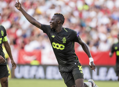 The winger arrives at St Mary's from Standard Liege.