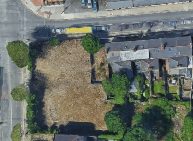 The vacant site in Dublin.