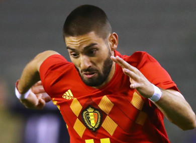 Yannick Carrasco (file pic).