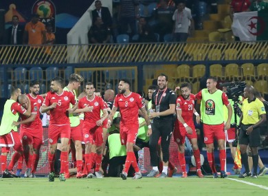 Tunisia are through to the quarter-finals.
