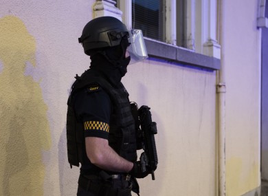 File photo of armed gardaí.