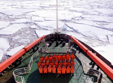 China's research icebreaker Xuelong, which provides year-round support for research on land, ocean, atmosphere, ice shelf and biology.