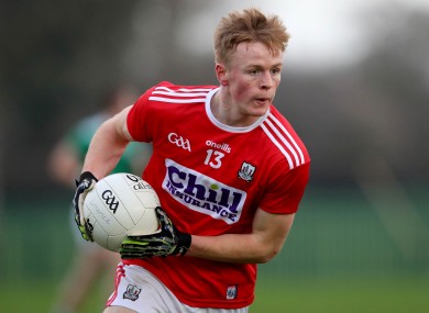 Damien Gore chipped in with 1-3 for Cork (file pic).