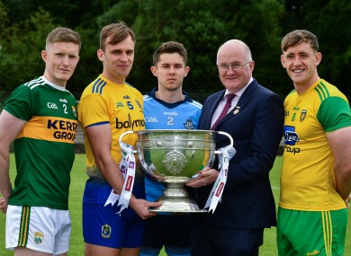 The All-Ireland senior football launch took place yesterday in Monaghan.