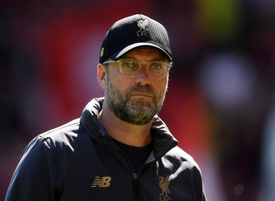 Liverpool manager Jurgen Klopp.