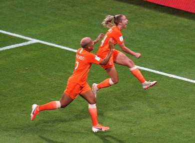 Groenen was the match-winner for Netherlands in Lyon.