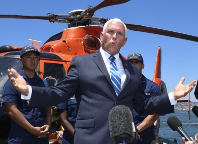 File photo. US Vice President Mike Pence