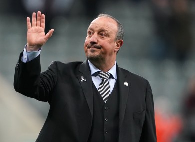 Rafa: couldn't agree new deal with Newcastle.