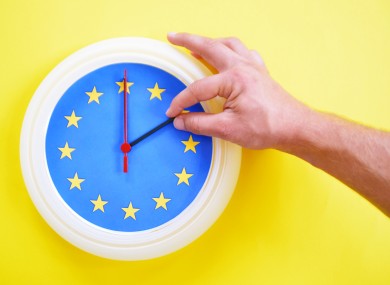 The government has indicated that it wants to avoid there being two time zones on the island of Ireland post Brexit.