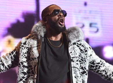 Stock image R Kelly during a performance earlier this year.