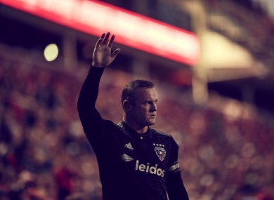 DC United striker, Wayne Rooney.