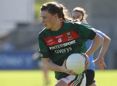 Aileen Gilroy was in action for Mayo in last Sunday's All-Ireland semi-final.