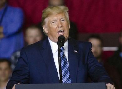 US President Donald Trump