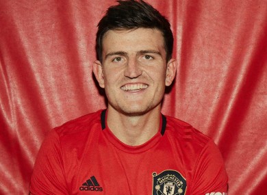 Manchester United recruit Harry Maguire.