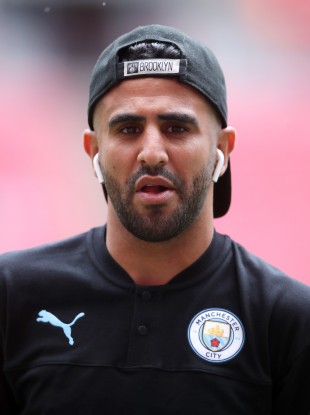 Manchester City's Riyad Mahrez.