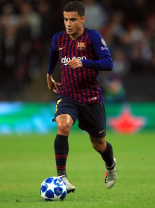 Barcelona's Philippe Coutinho.