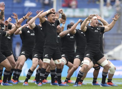 The All Blacks are in Australia for the first Bledisloe Cup match.